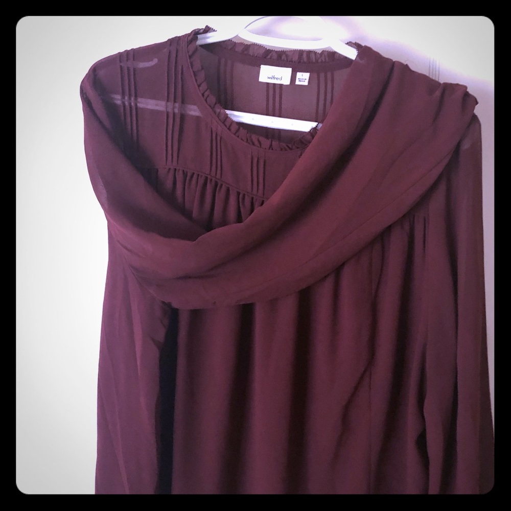 Burgundy Wilfred blouse